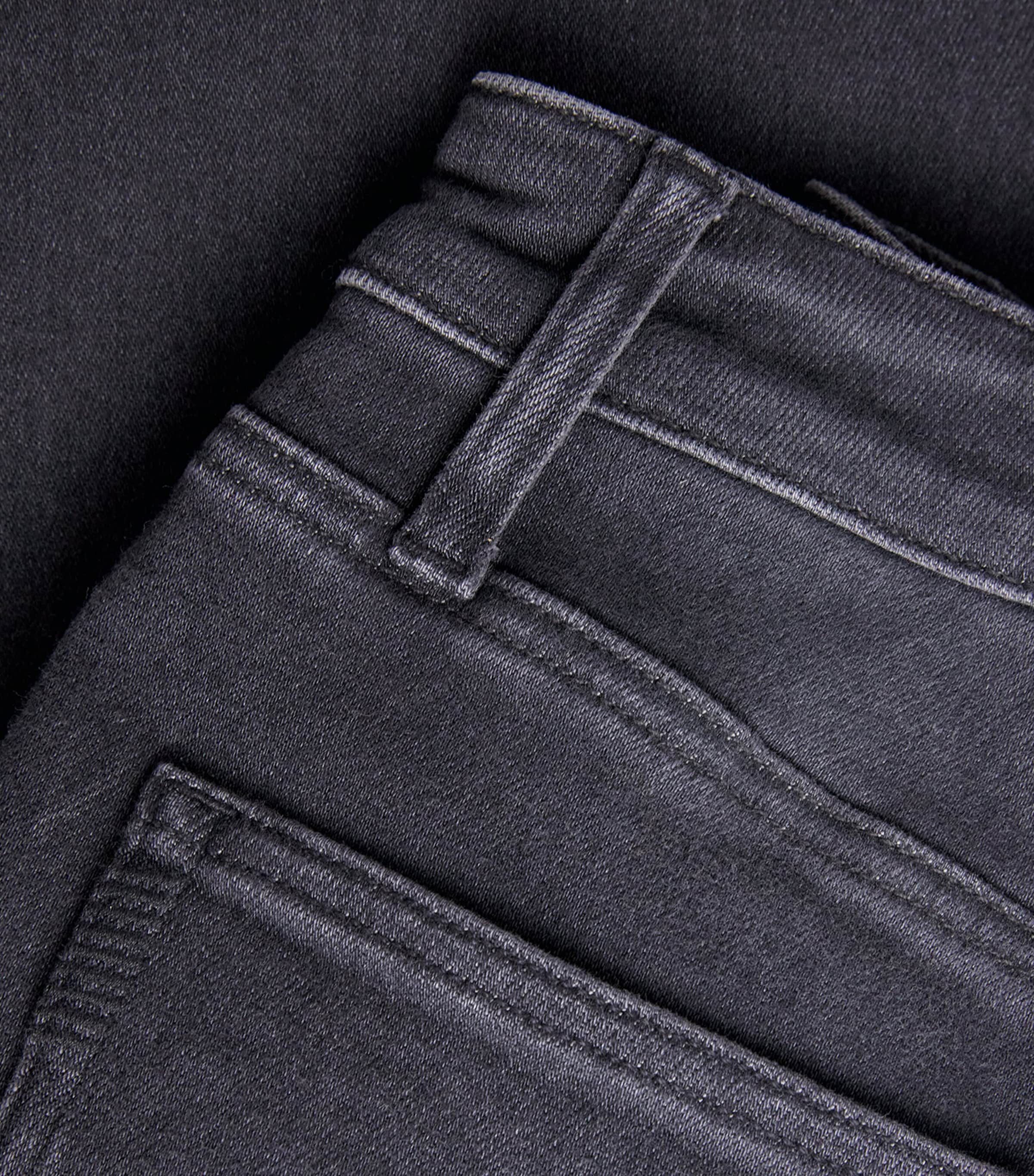PAIGE Womens Tatum Wide-Leg Jeans Ink Black Image 6