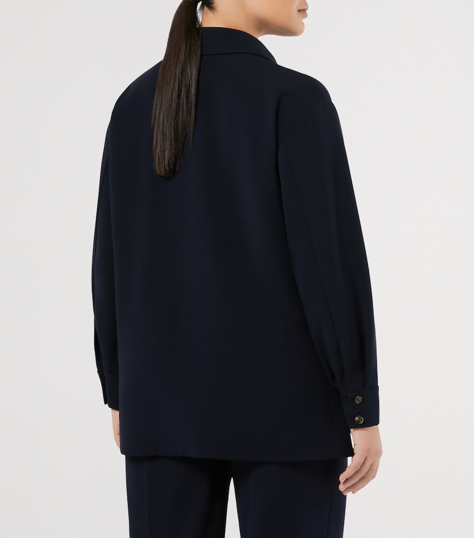 V-Neck Zama Blouse MIDNIGHTBLUE Image 3