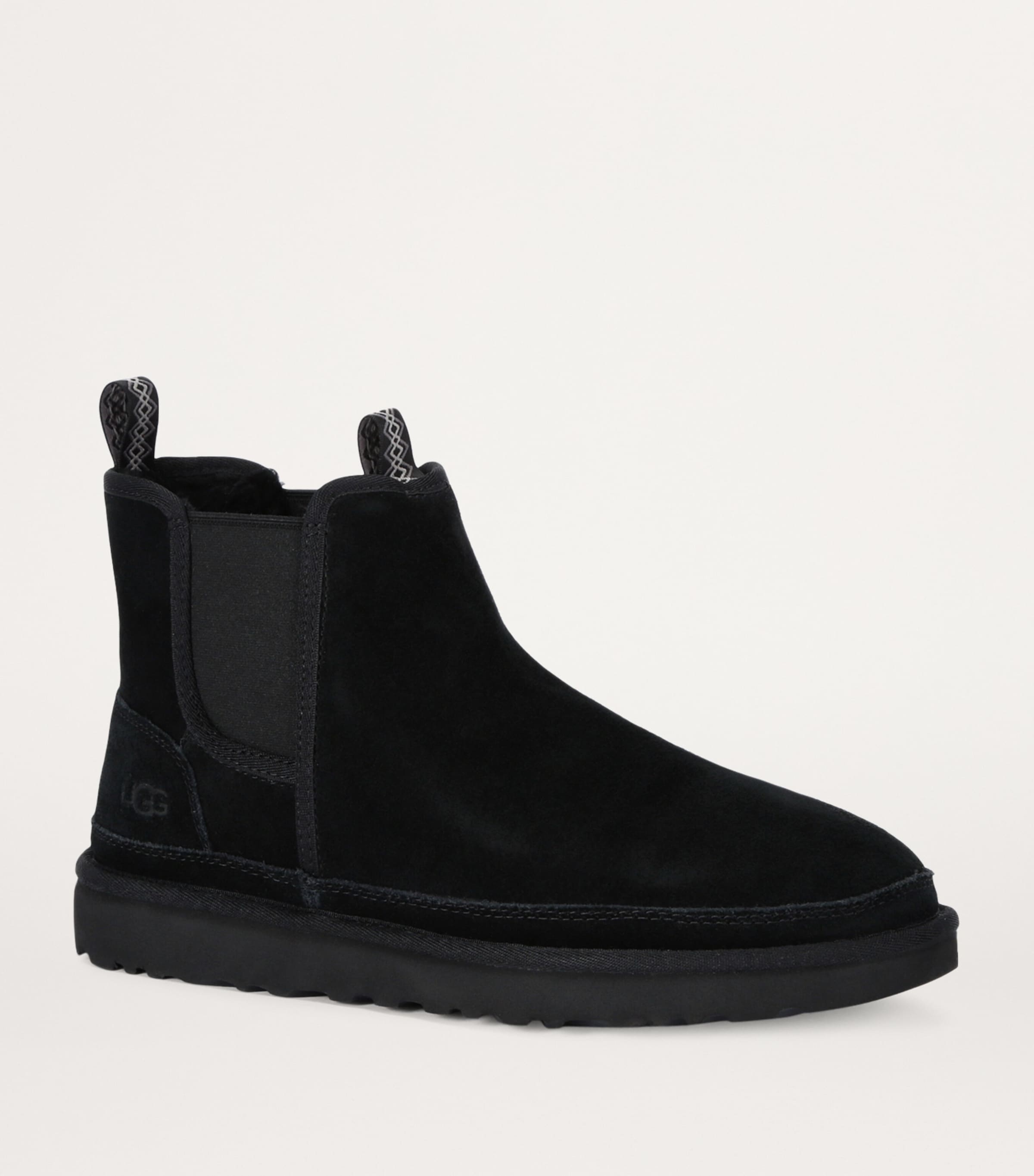 Suede Neumel Chelsea Boots BLACK Image 3