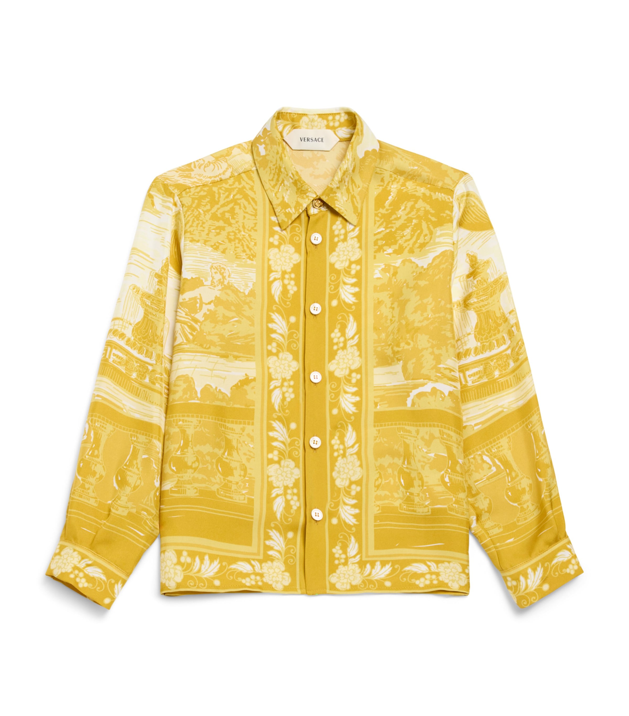 Versace Kids Silk Twill Grotto Shirt (4-14 Years) Image 1
