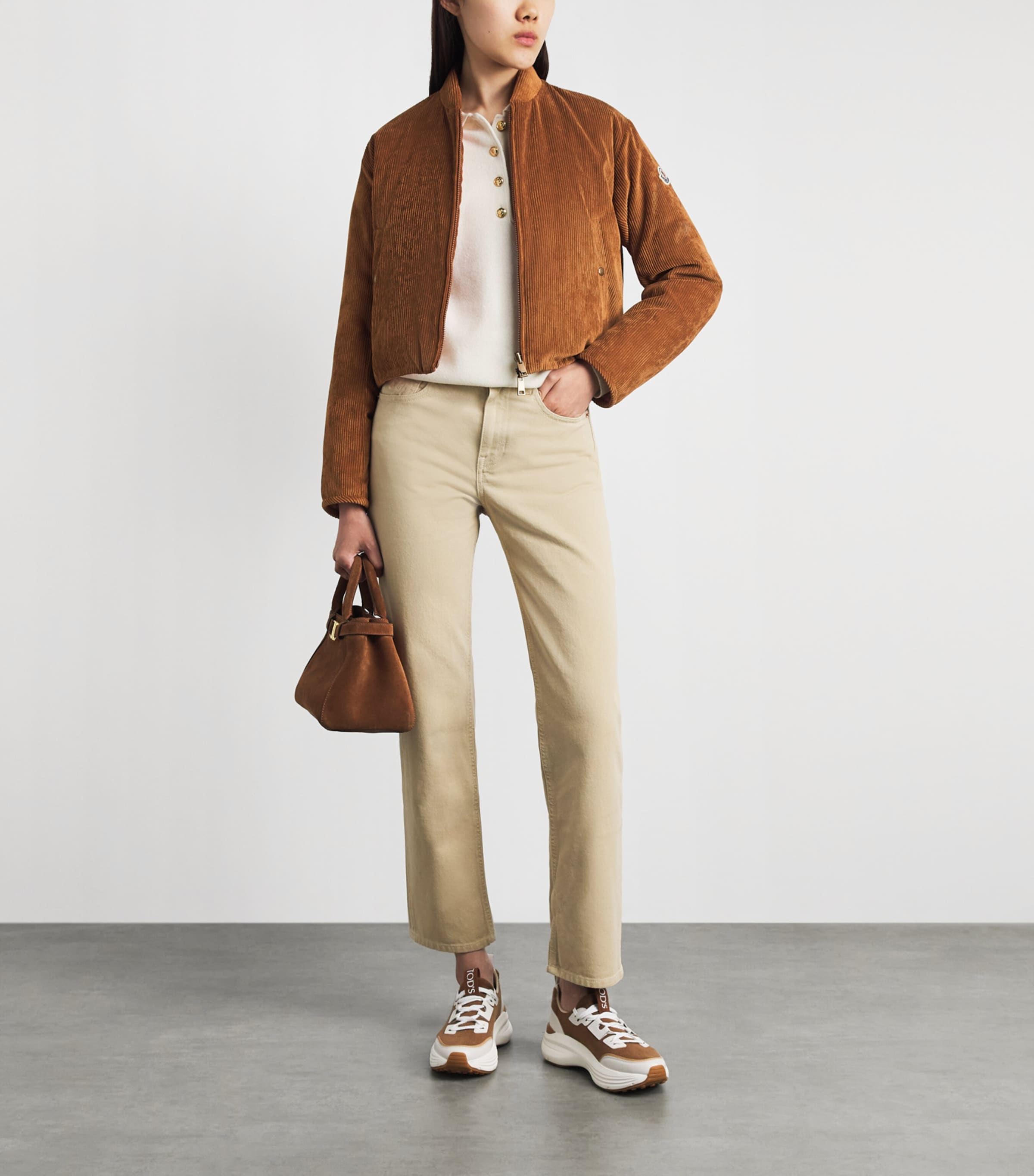 Moncler Womens Down Reversible Blageon Bomber Jacket Image 2
