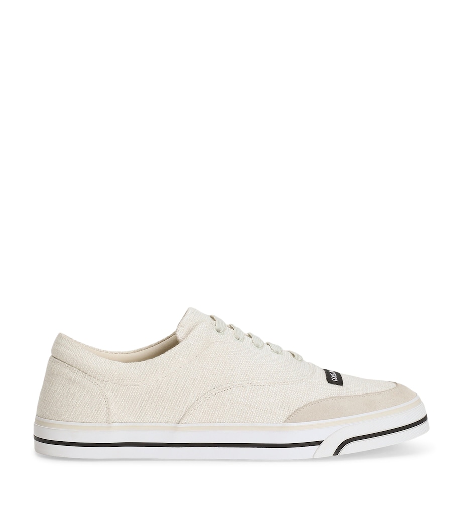 Dolce&Gabbana Canvas Sailing Sneakers Bianco/gesso Image 1