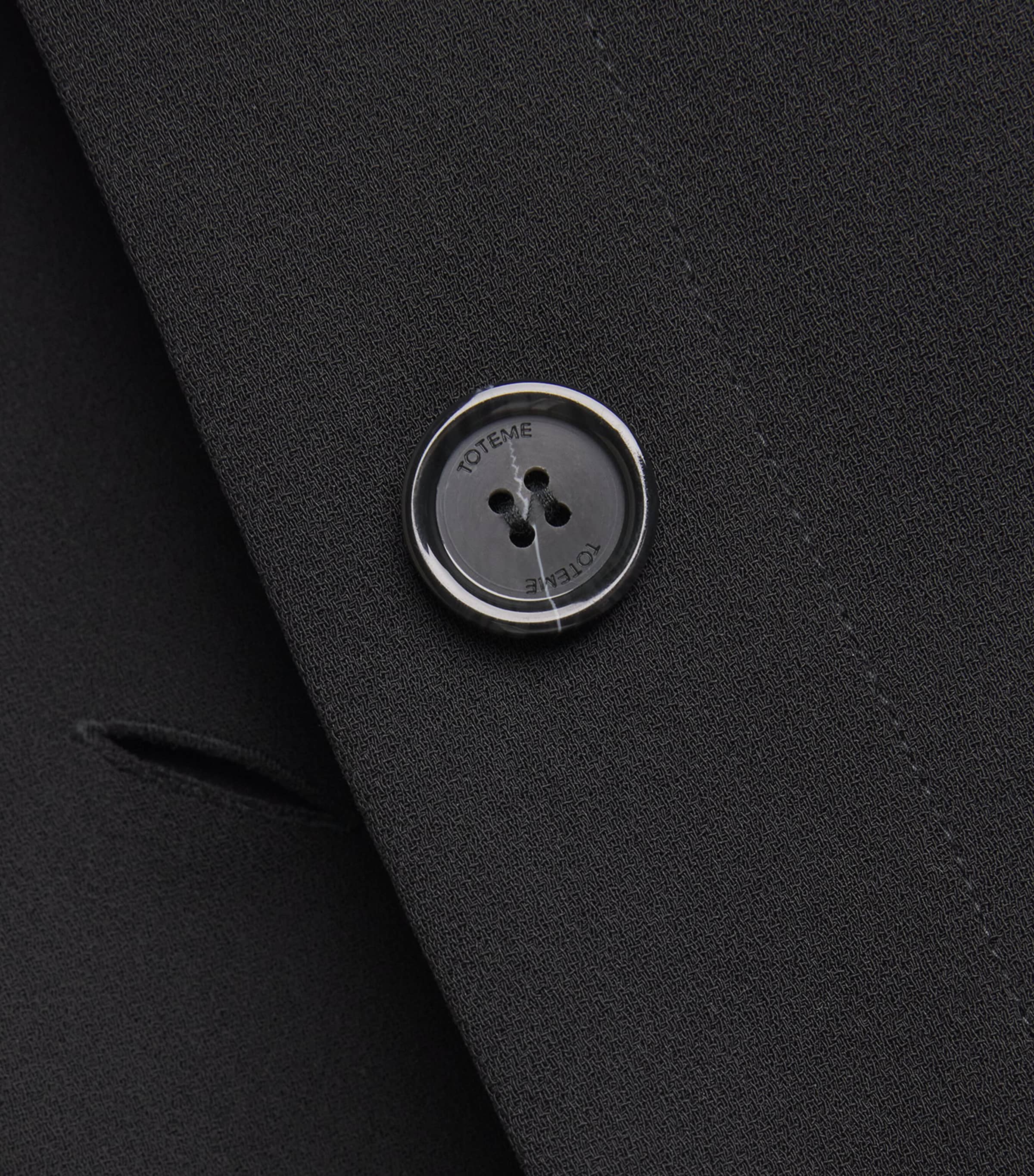 Cinched Collared Jacket 001 BLACK Image 5