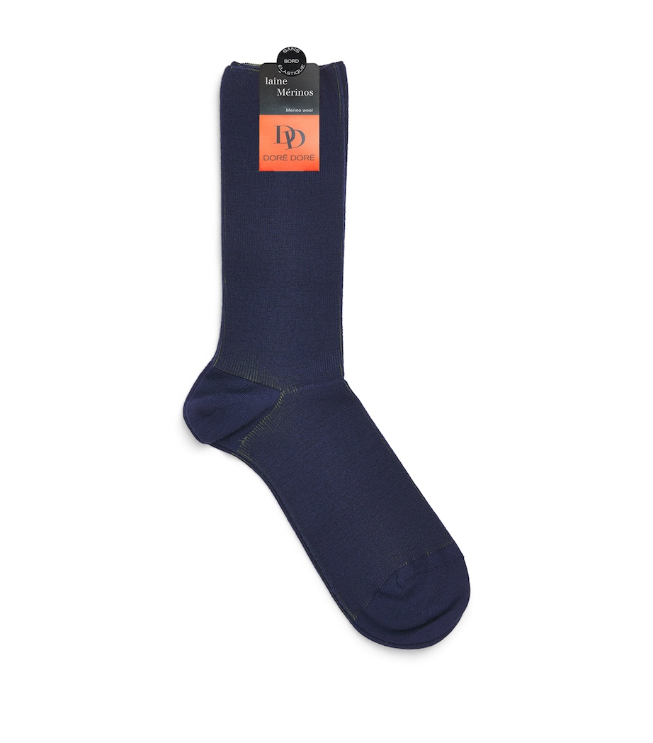 Doré Doré Mens Fine-Ribbed Socks Cabana Ab Image 1
