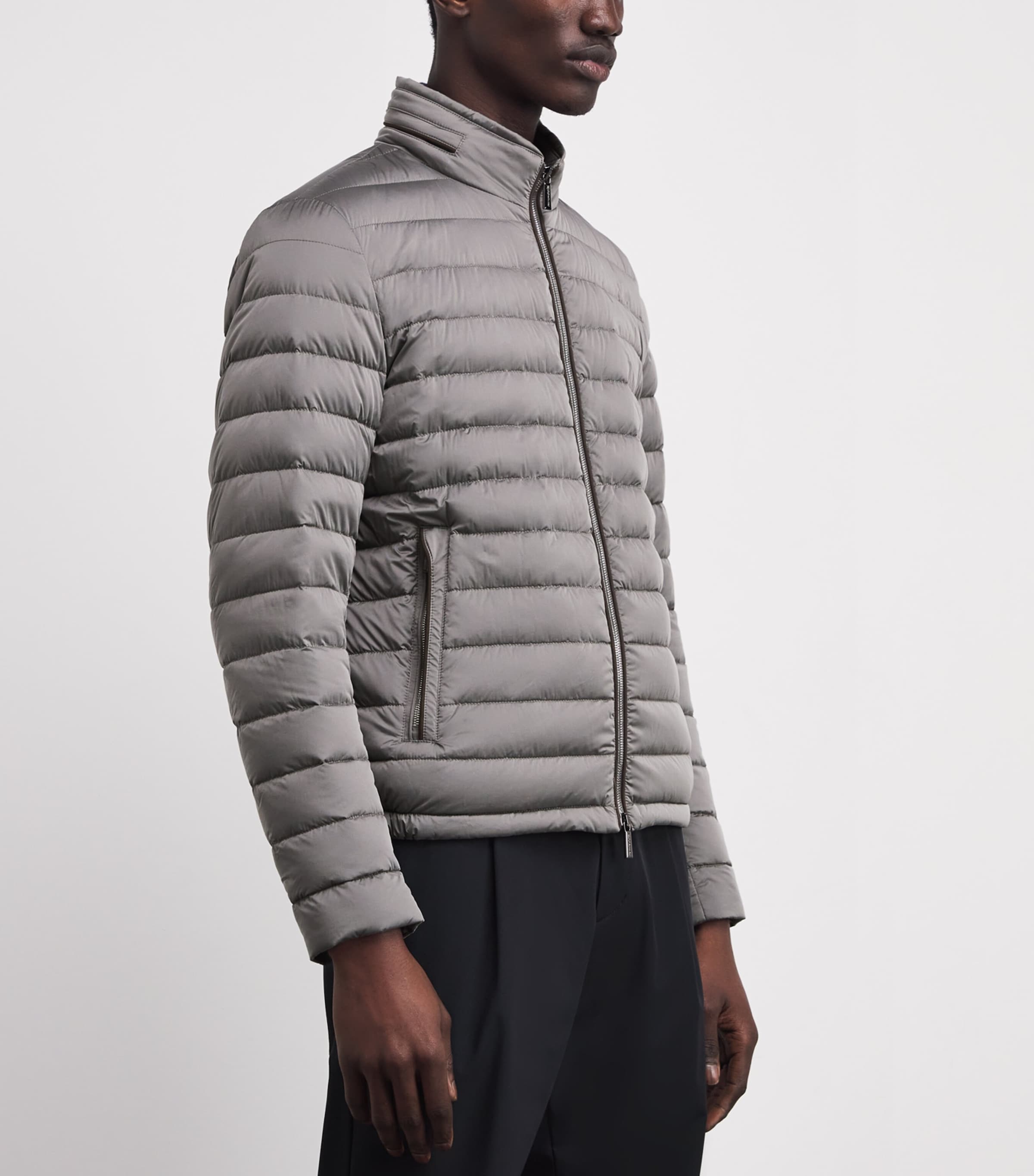 Quilted Alec-S3C Puffer Jacket OYSTER U0534 Image 3