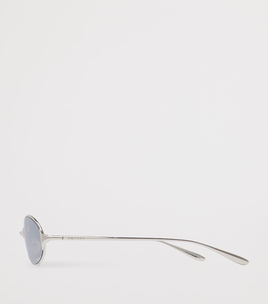 McQueen Metal Sunglasses Image 3