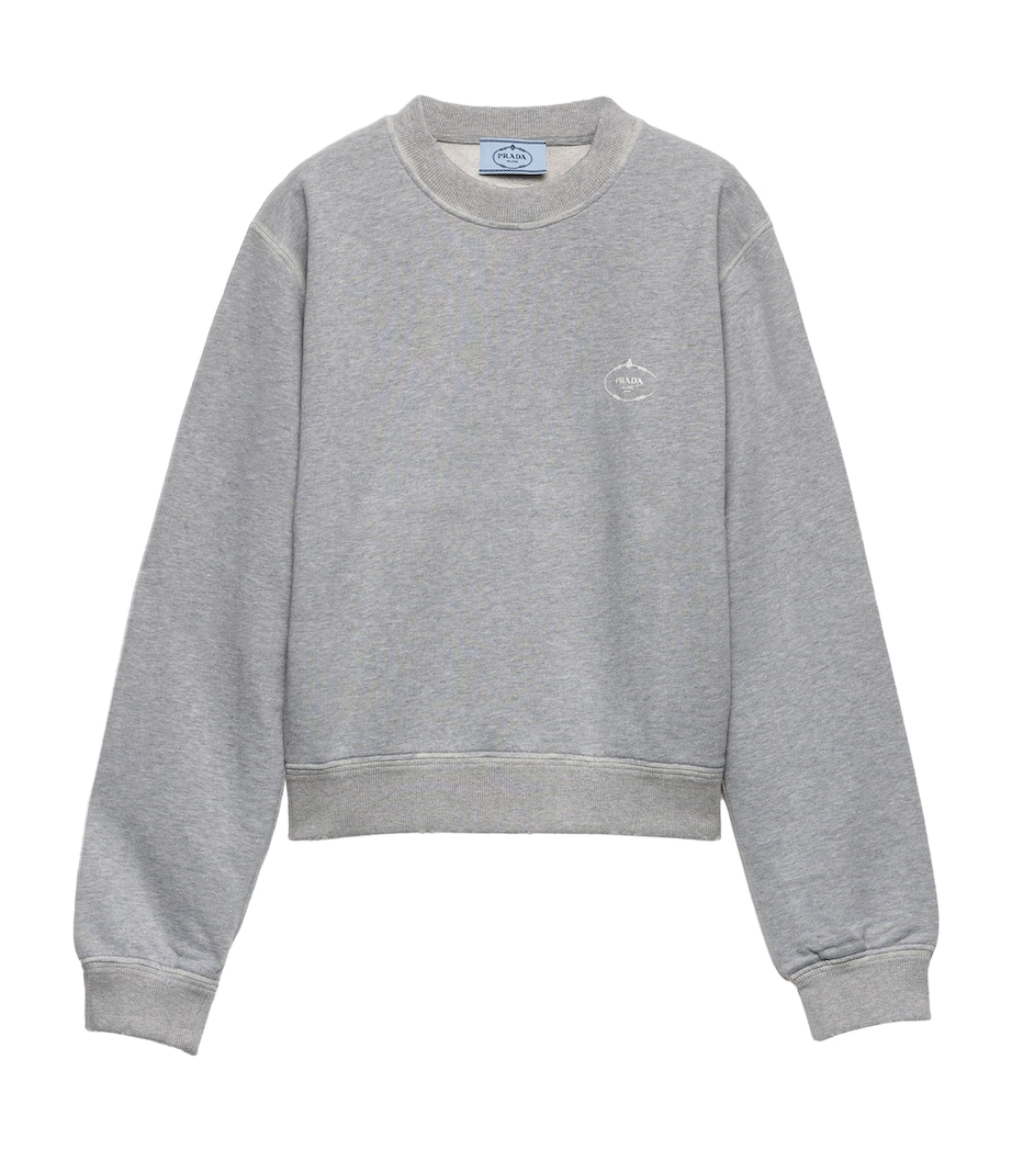 Cotton Logo Sweatshirt F0684 Image 1
