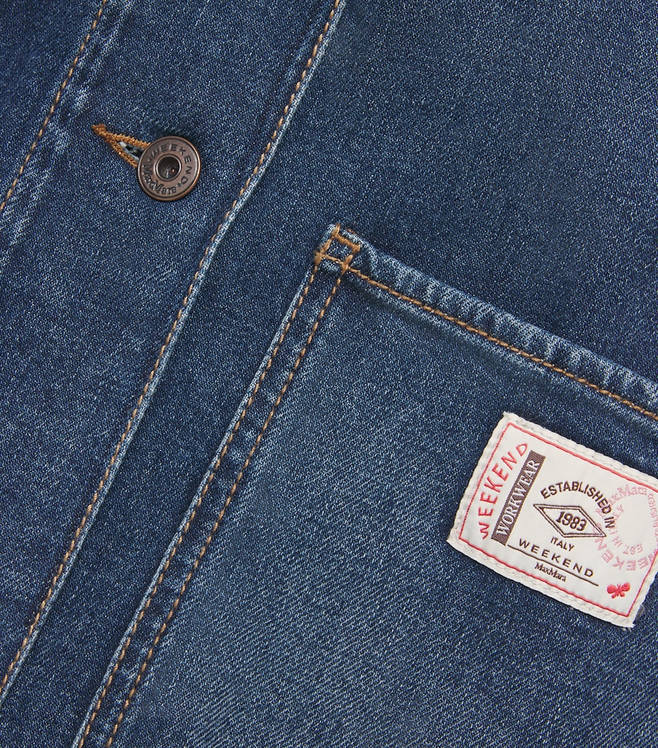 Workwear Denim Jacket NAVY Image 5