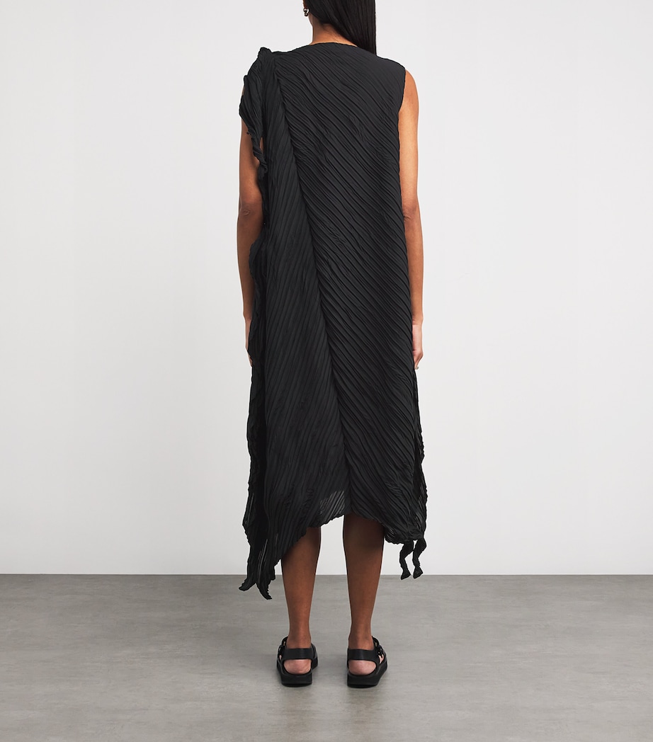 Wrinkled and Twisted Midi Dress 15 Image 3