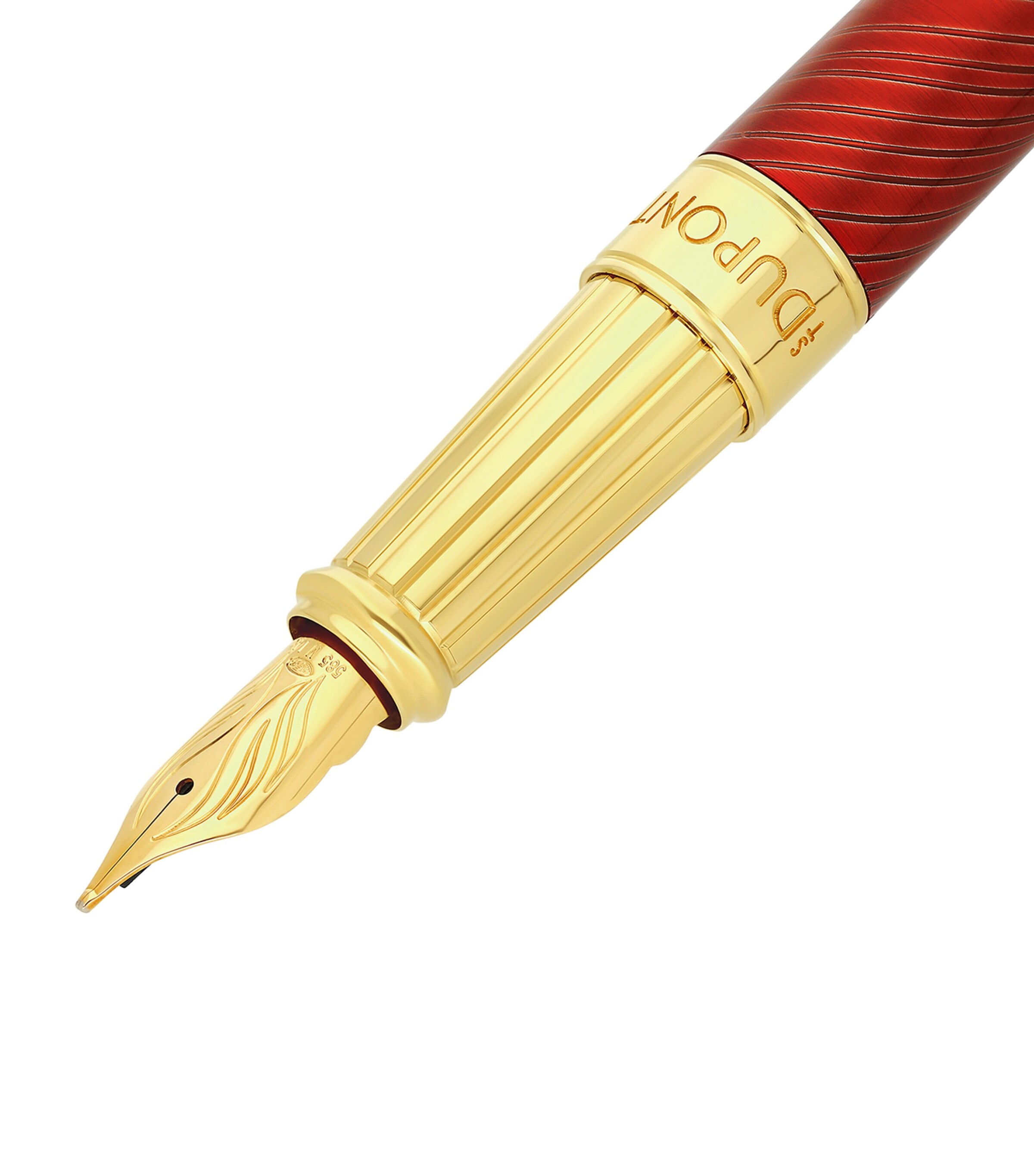 Line D Eternity Year of the Horse Fountain Pen RED & GOLD Image 2