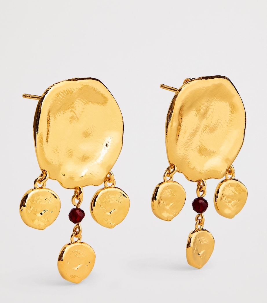 Anni Lu Gold-Plated Dream Catcher Earrings Gold Image 3