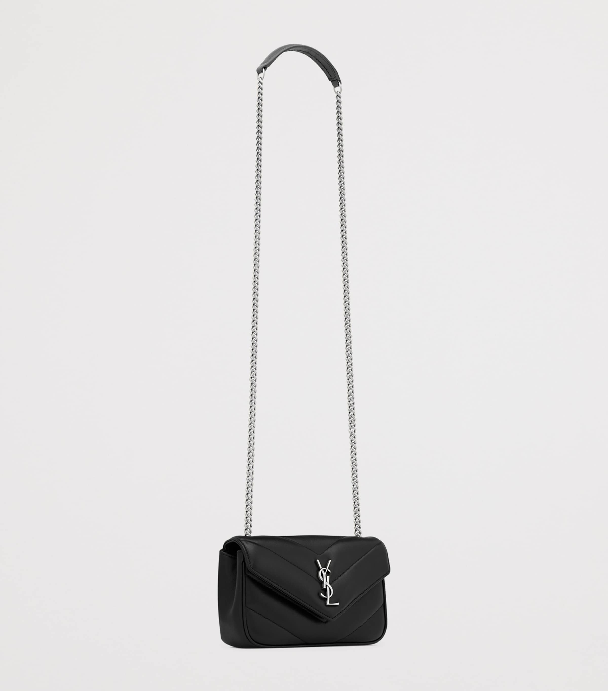 ショルダーバッグ・ポシェット SAINT LAURENT SMALL LOULOU CROSSBODY BAG Saint Laurent Mini Matelassé Lambskin Loulou Shoulder Bag