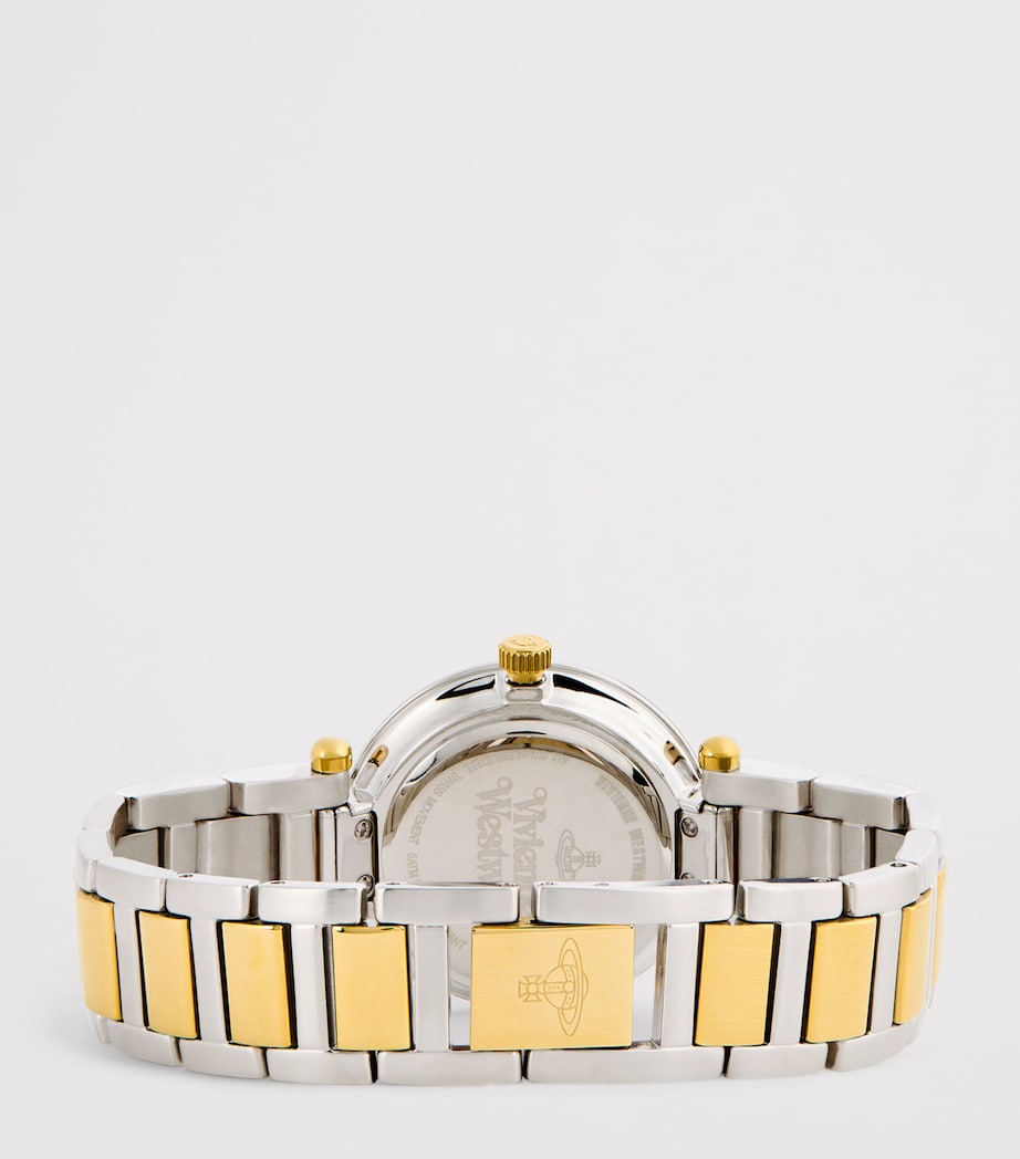 Vivienne Westwood Stainless Steel Mother Orb Watch 32mm Silver/gold Silver Image 3