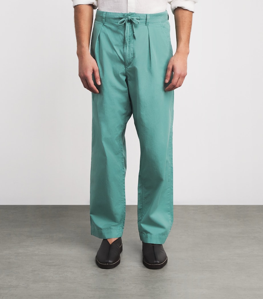 Stretch-Cotton Twill Prepster Trousers SEAFOAM BLUE Image 3