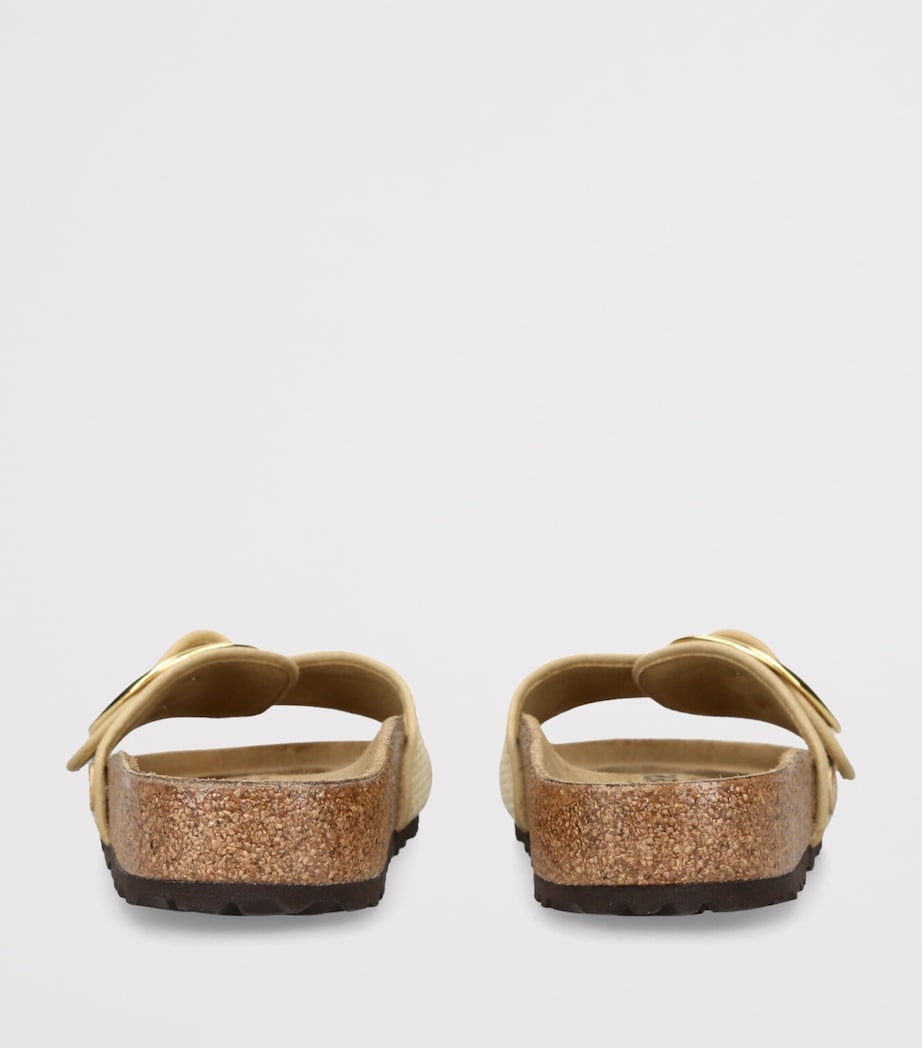 Raffia Madrid Big Buckle Sandals CREAM Image 2