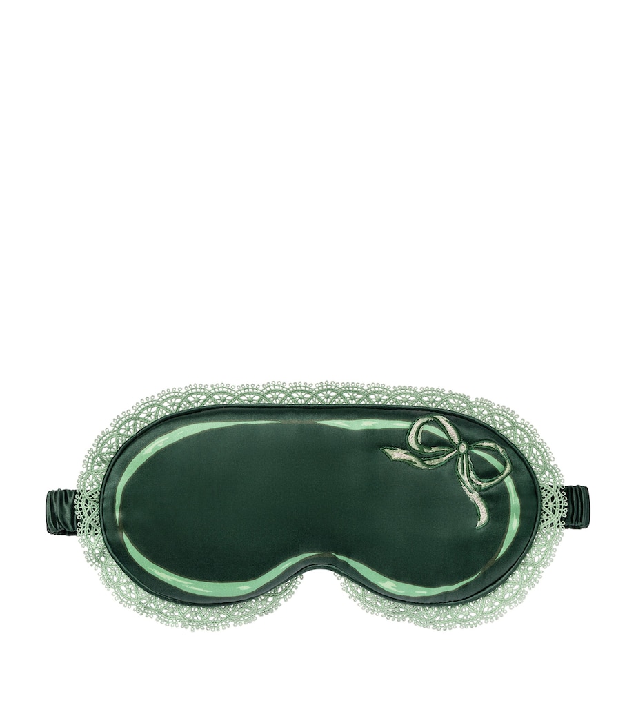 Mulberry Silk Contour Sleep Mask PEPPERMINT DREAMS Image 2