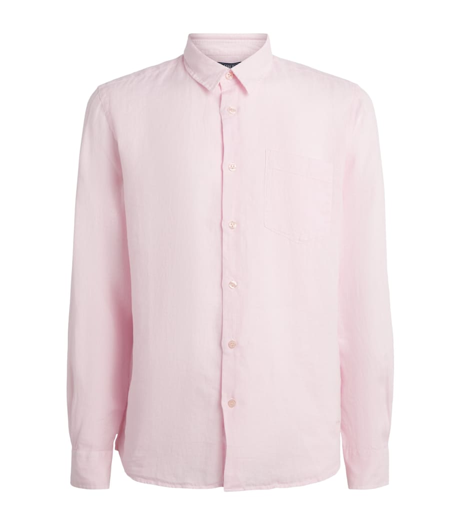 Vilebrequin Mens Linen Shirt Ballerine Image 1