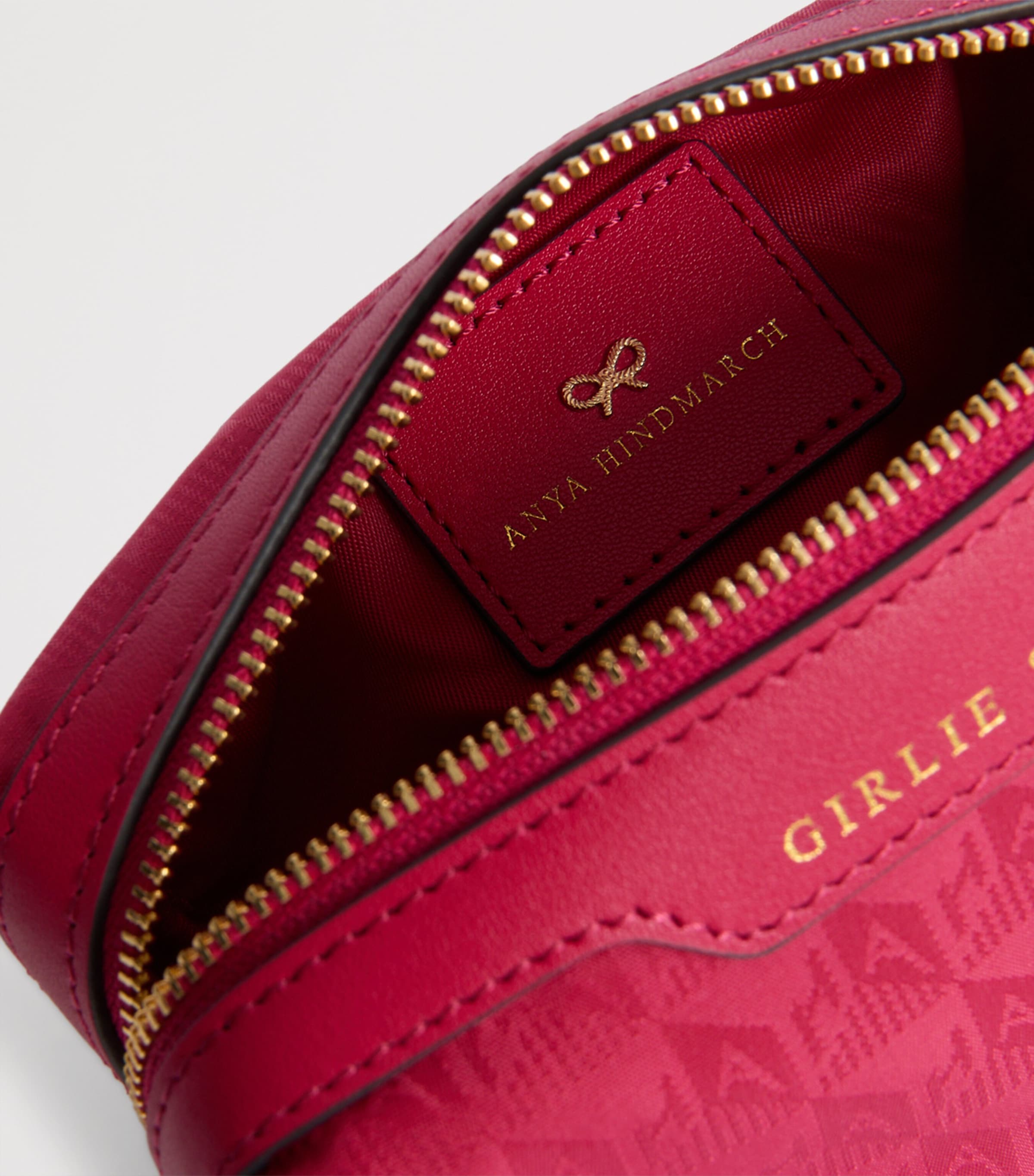 Jacquard Logo Girlie Stuff Pouch MAGENTA Image 6