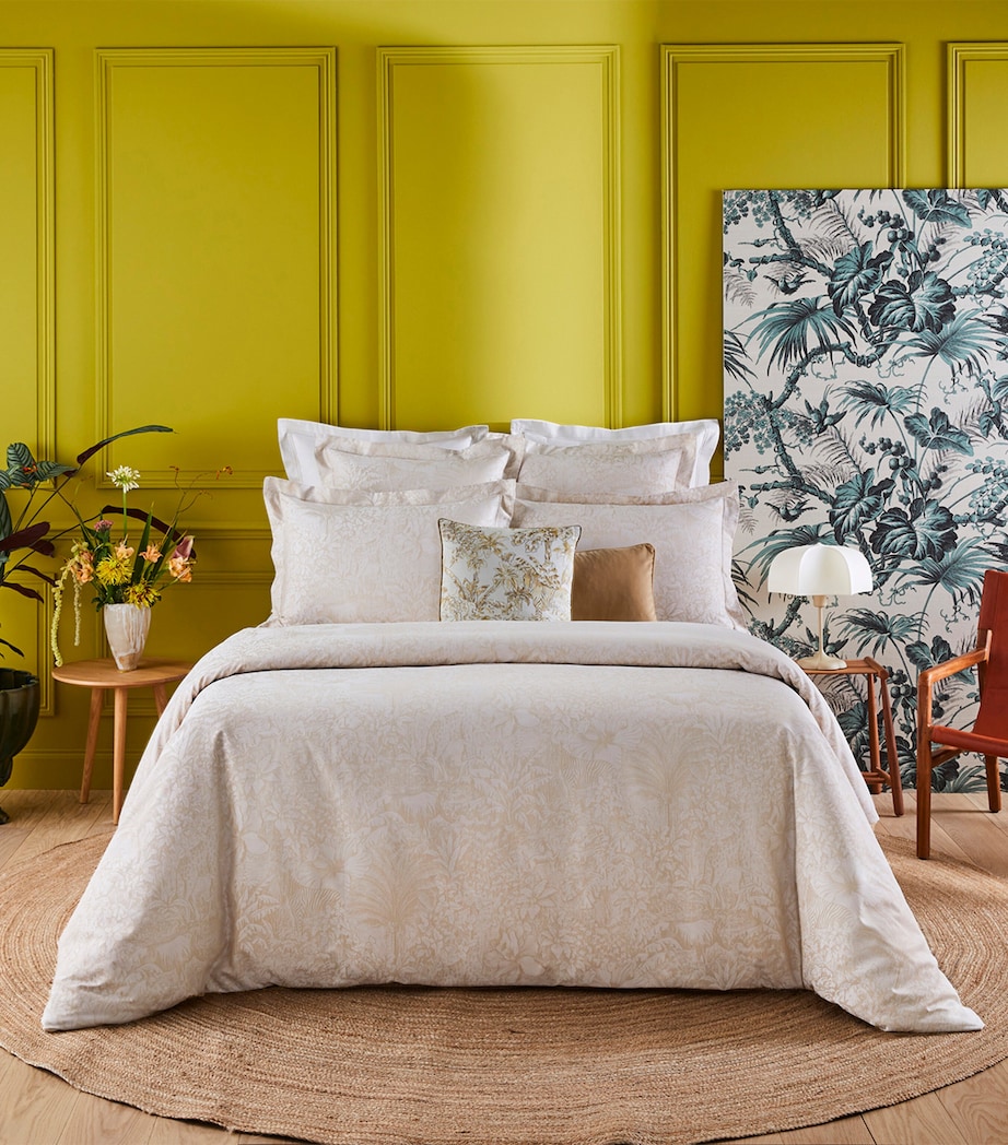 Yves Delorme Faune Oxford Pillowcase (50cm x 75cm) Faun Image 1