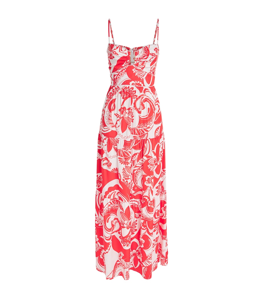 Melissa Odabash Womens Paola Maxi Dress Floral Image 1