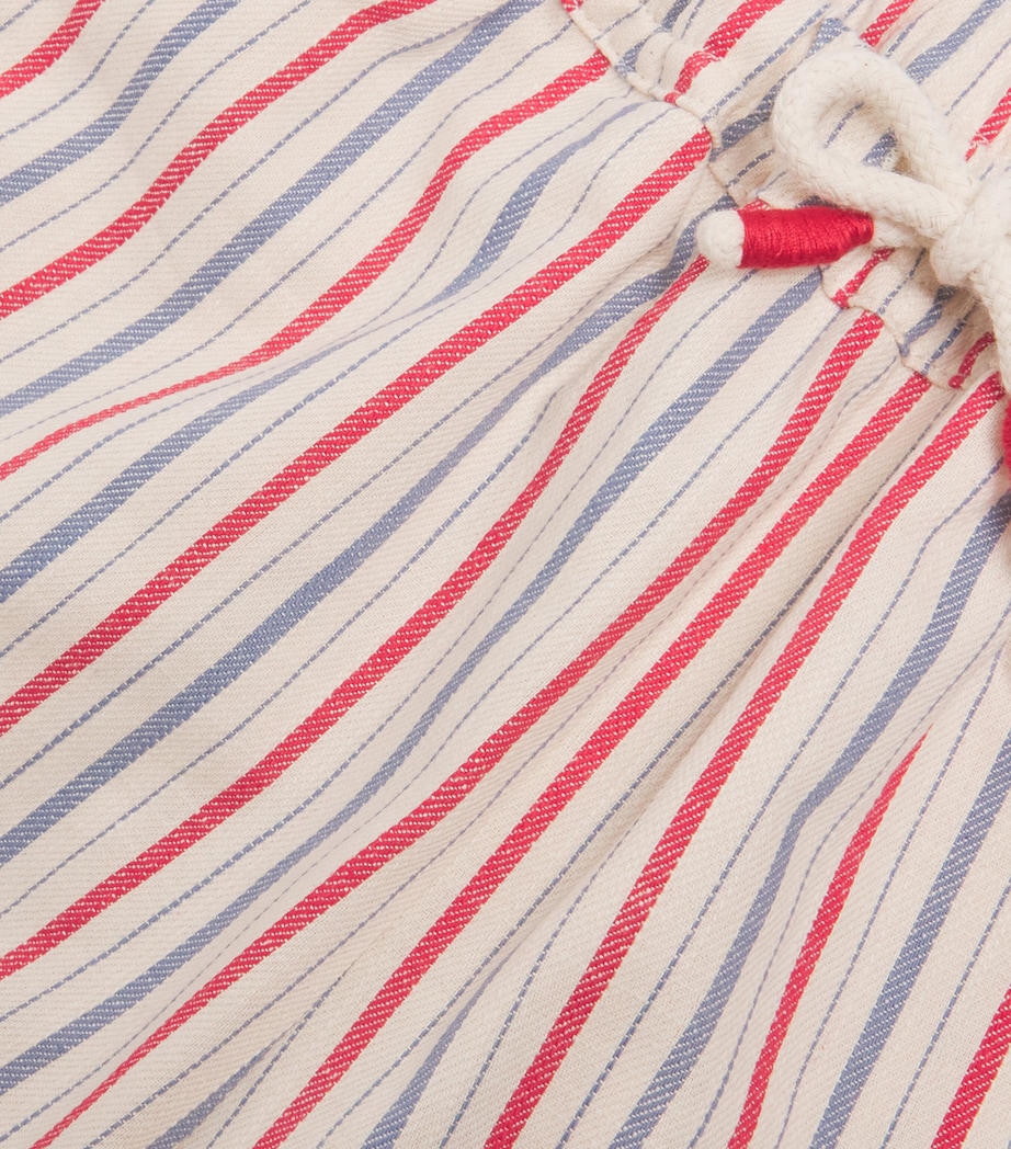 Organic Cotton Marlon Shorts (5-10 Years) ANTIQUE STRIPE Image 3