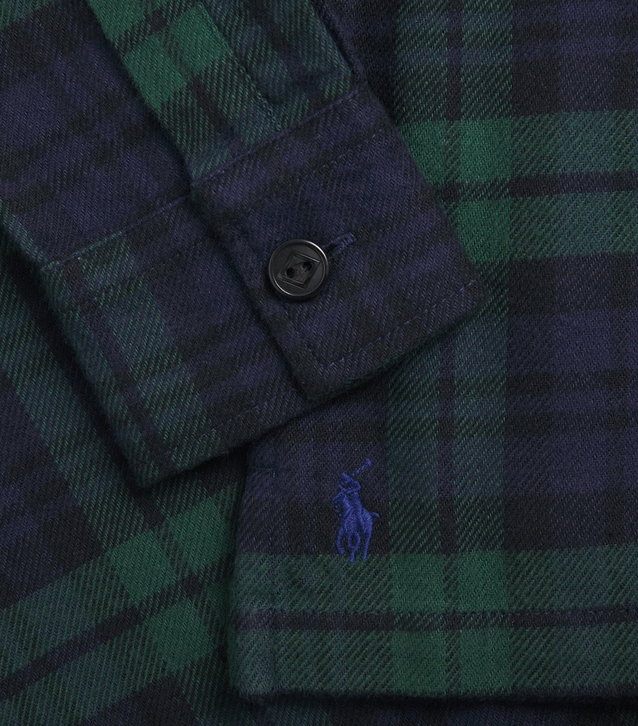 Cotton Check Shirt (6-14 Years) MULTI Image 3