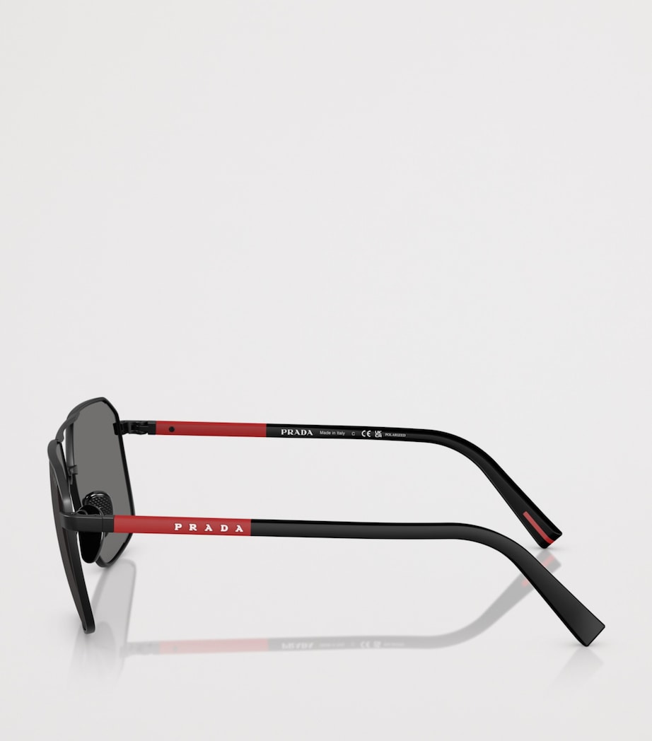 Prada Linea Rossa Metal A50S Aviator Sunglasses Image 3
