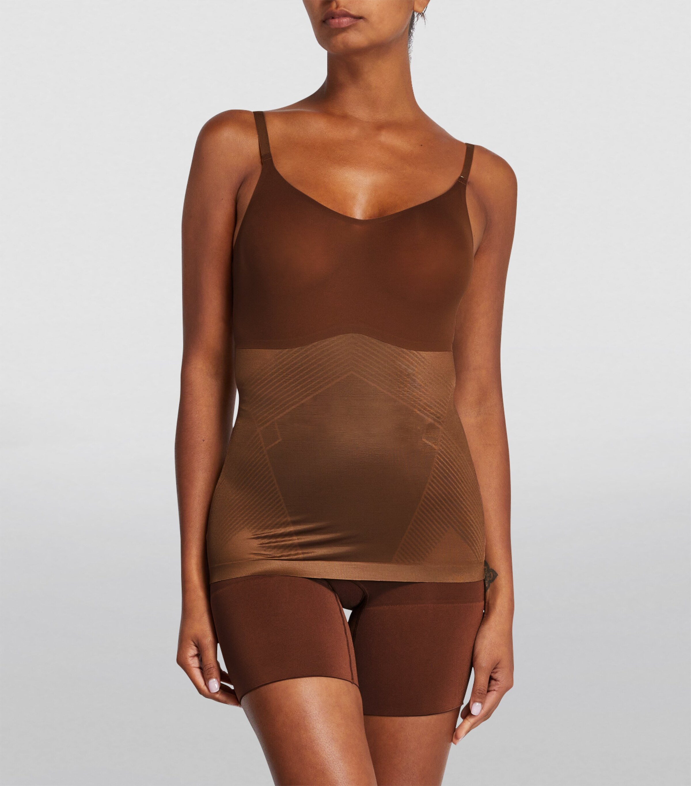 SPANXshape Invisible Cami Top - Medium Control CHESNUT BROWN Image 2