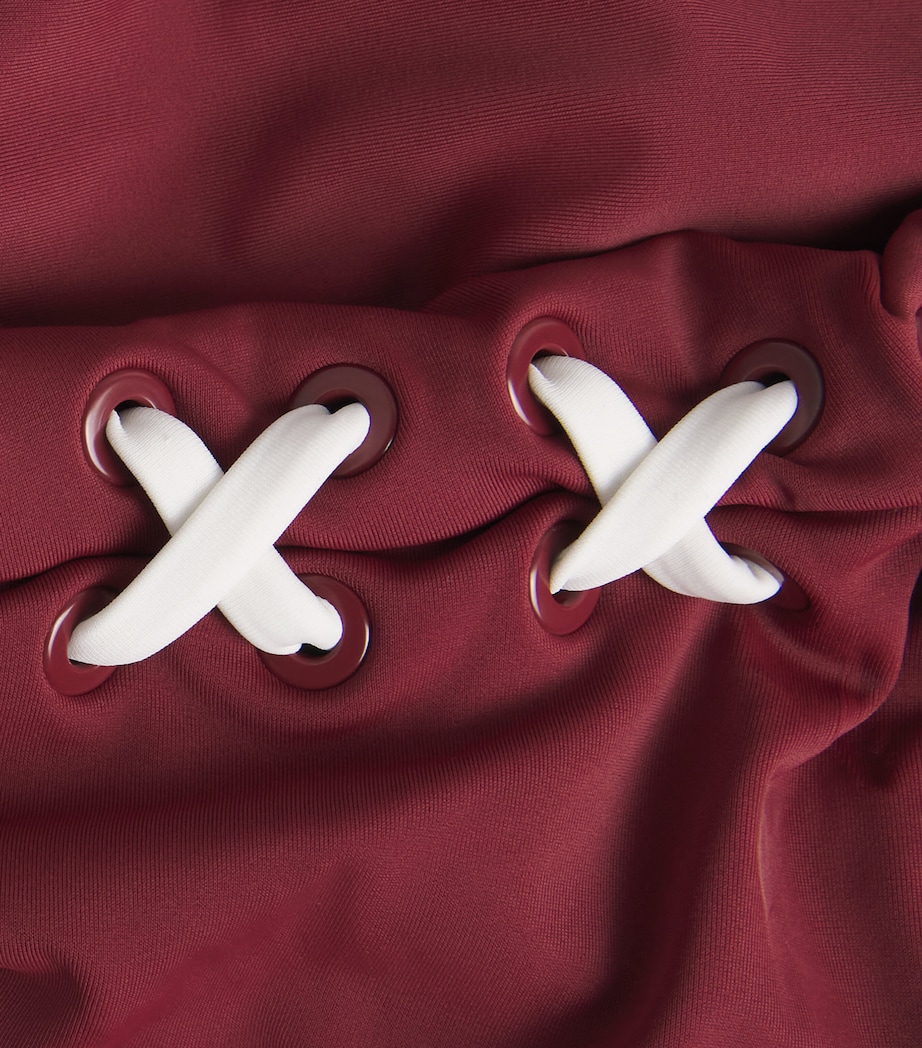 Dayton Scoop-Neck Swimsuit OXBLOOD MULTI Image 4