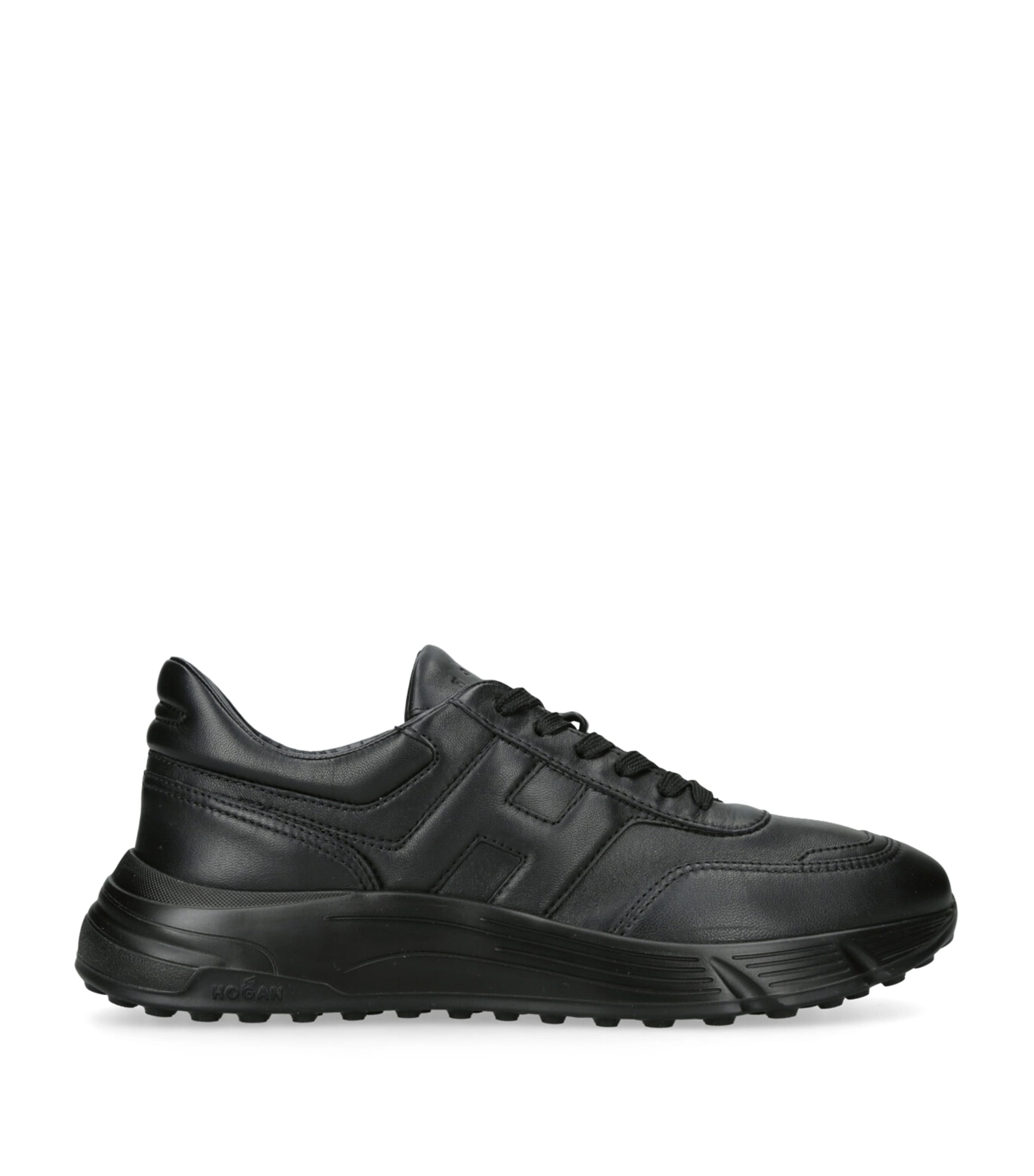 Leather Hyperlight Sneakers BLACK Image 1