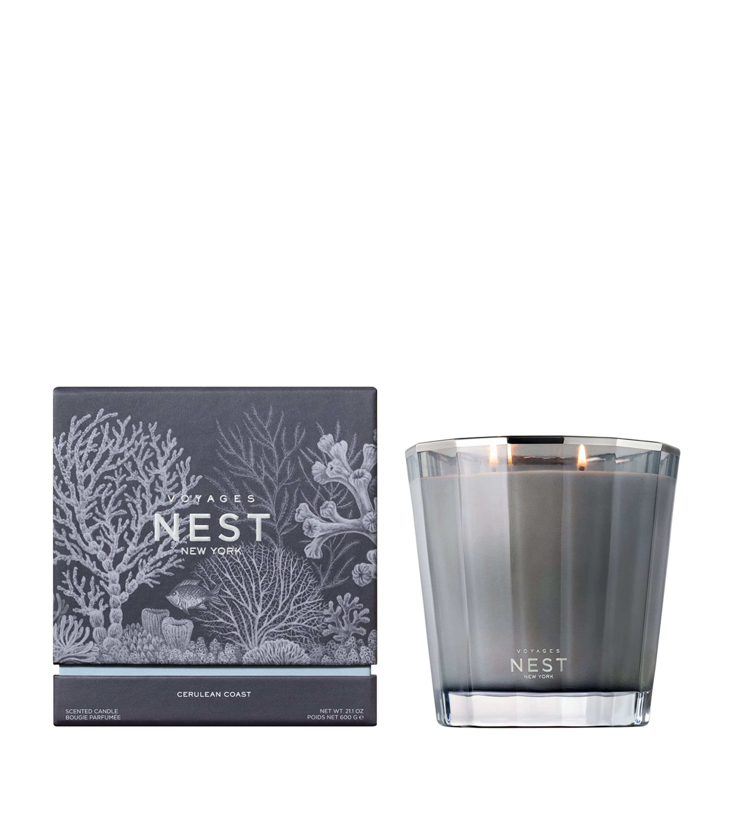 NEST New York VOYAGES Cerulean Coast 2-Wick Candle (600g) | Home Accessories | Candles | Designers | NEST New York