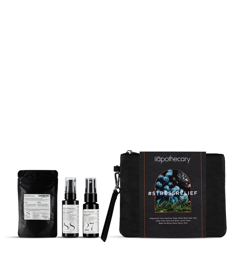 Ilapothecary Stress Relief Bath & Body Gift Set Image 1