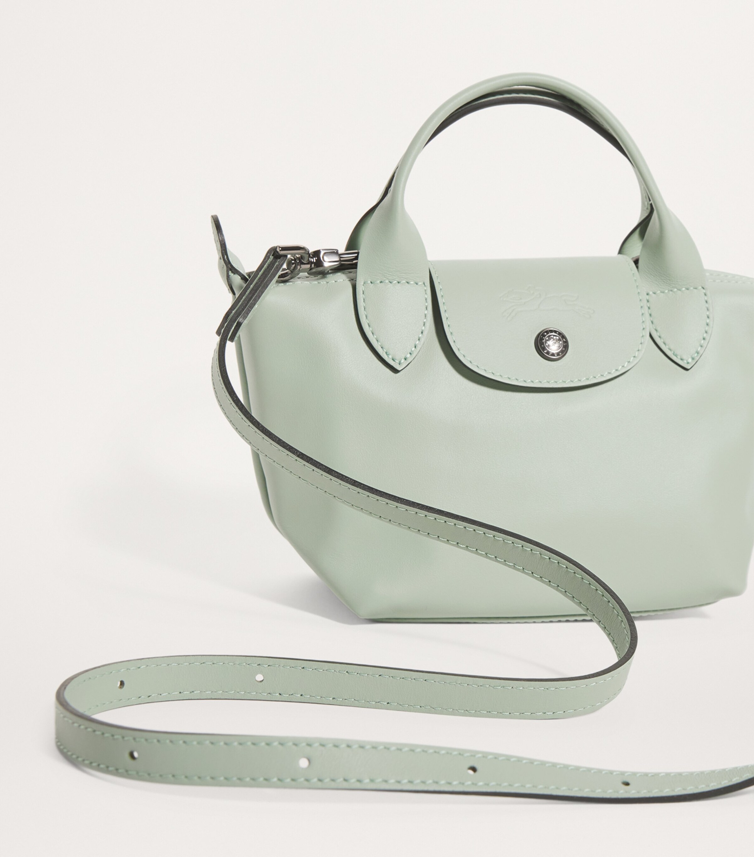 Longchamp Extra Small Leather Le Pliage Xtra Cross-Body Bag Vervain Image 6