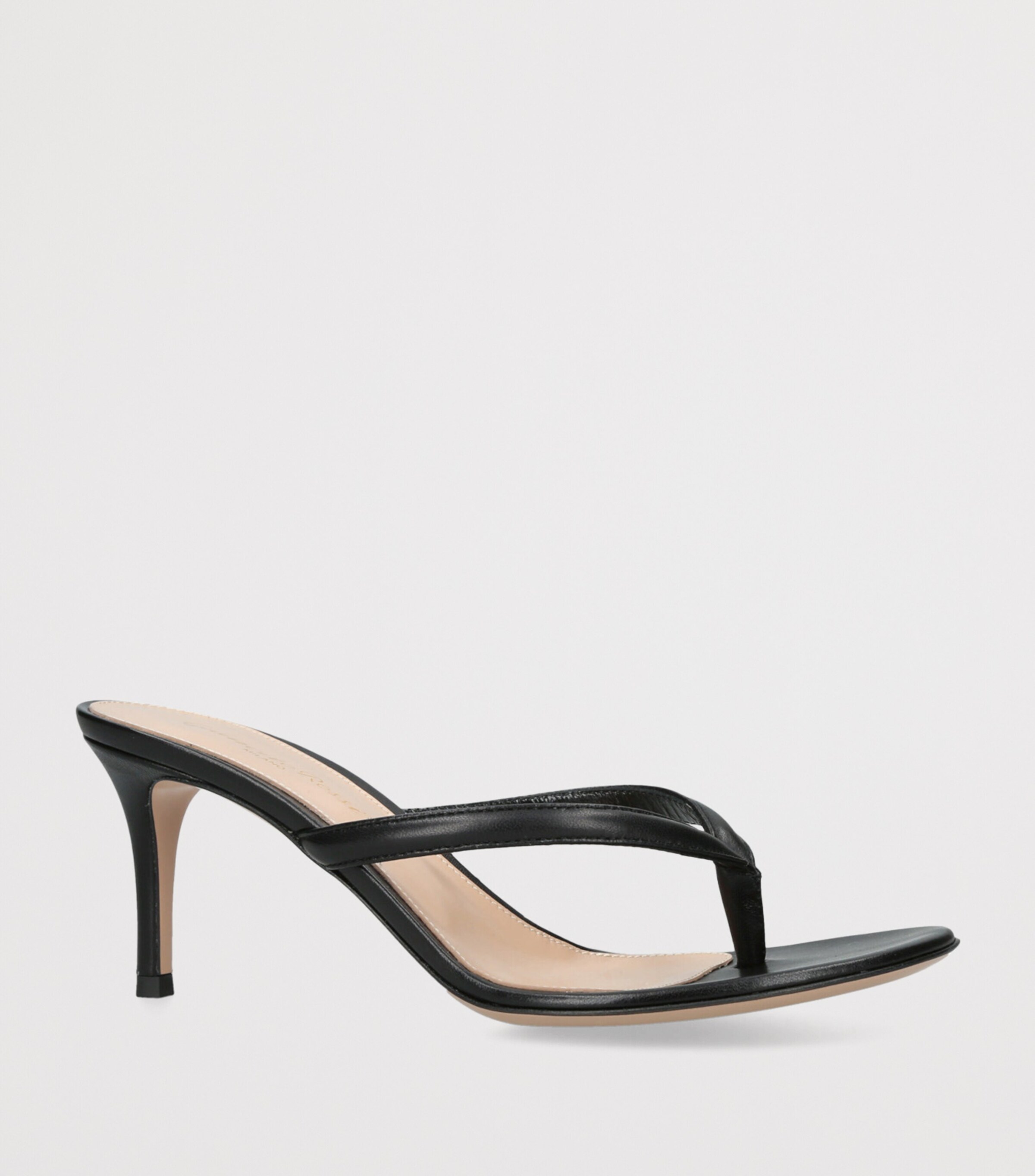 Leather Calypso Sandals 45 BLACK Image 3
