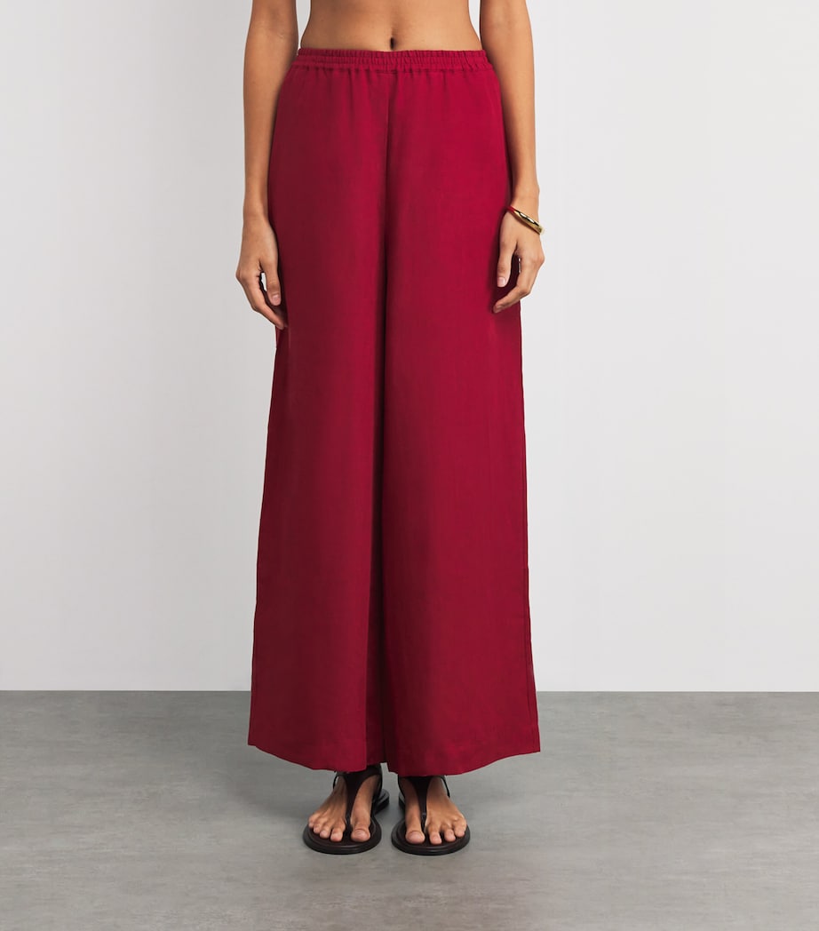 Linen Select Wide-Leg Trousers REINETTE Image 3
