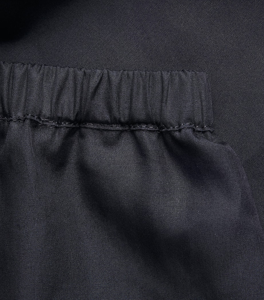 Hunza G Womens Cotton Frill Shorts Black Image 6