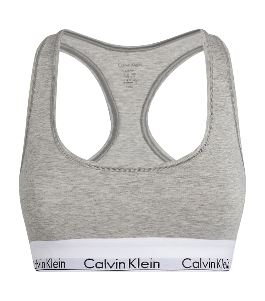 Logo Bralette 020 GREY HEATHER Image 1