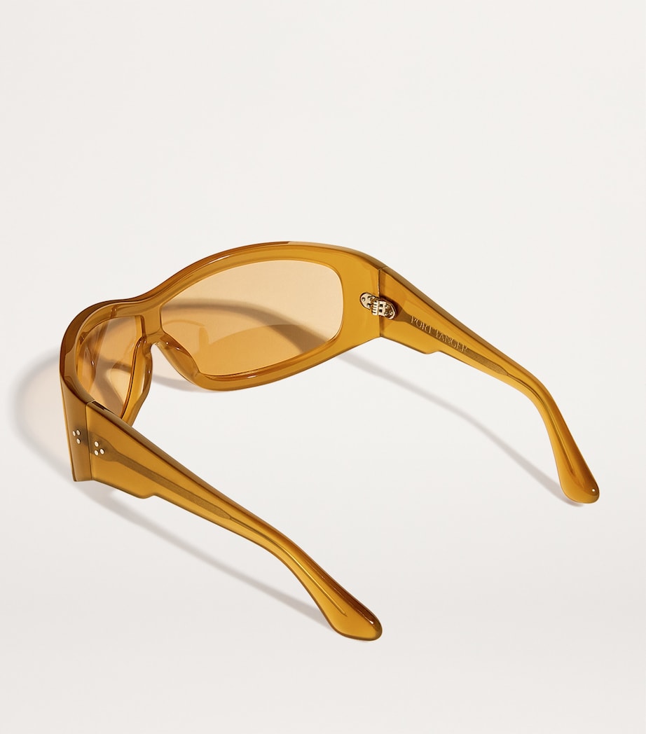 Port Tanger Acetate Nunny Sunglasses Amber Lens Image 3