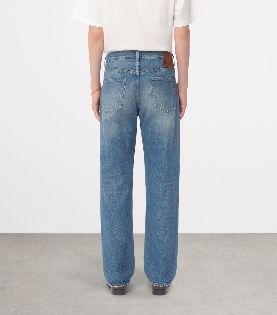 Valentino Garavani Mens Wide-Leg Jeans Image 5