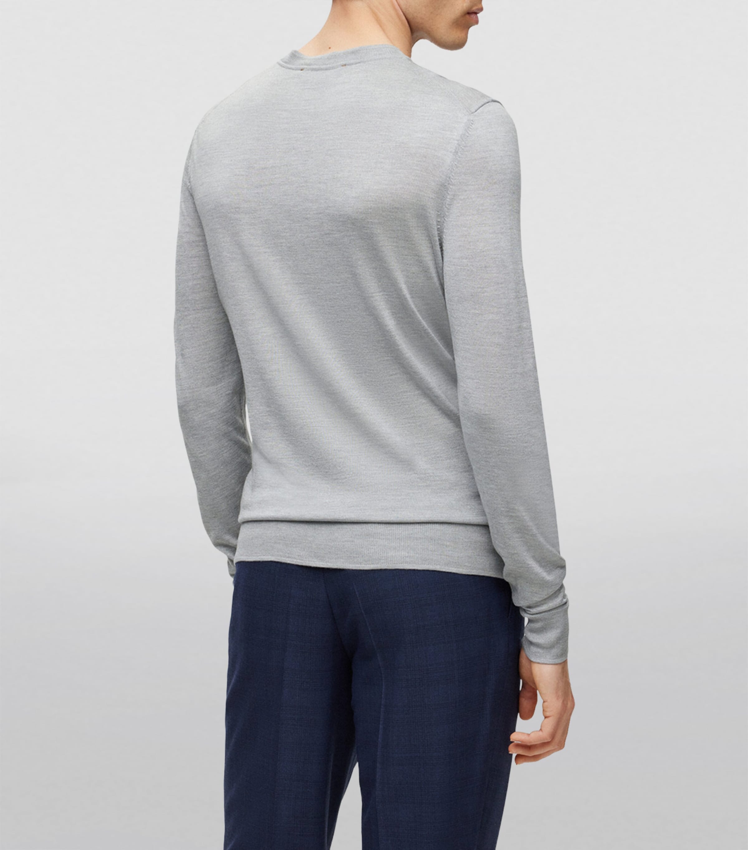 BOSS Mens Silk Sweater Image 4