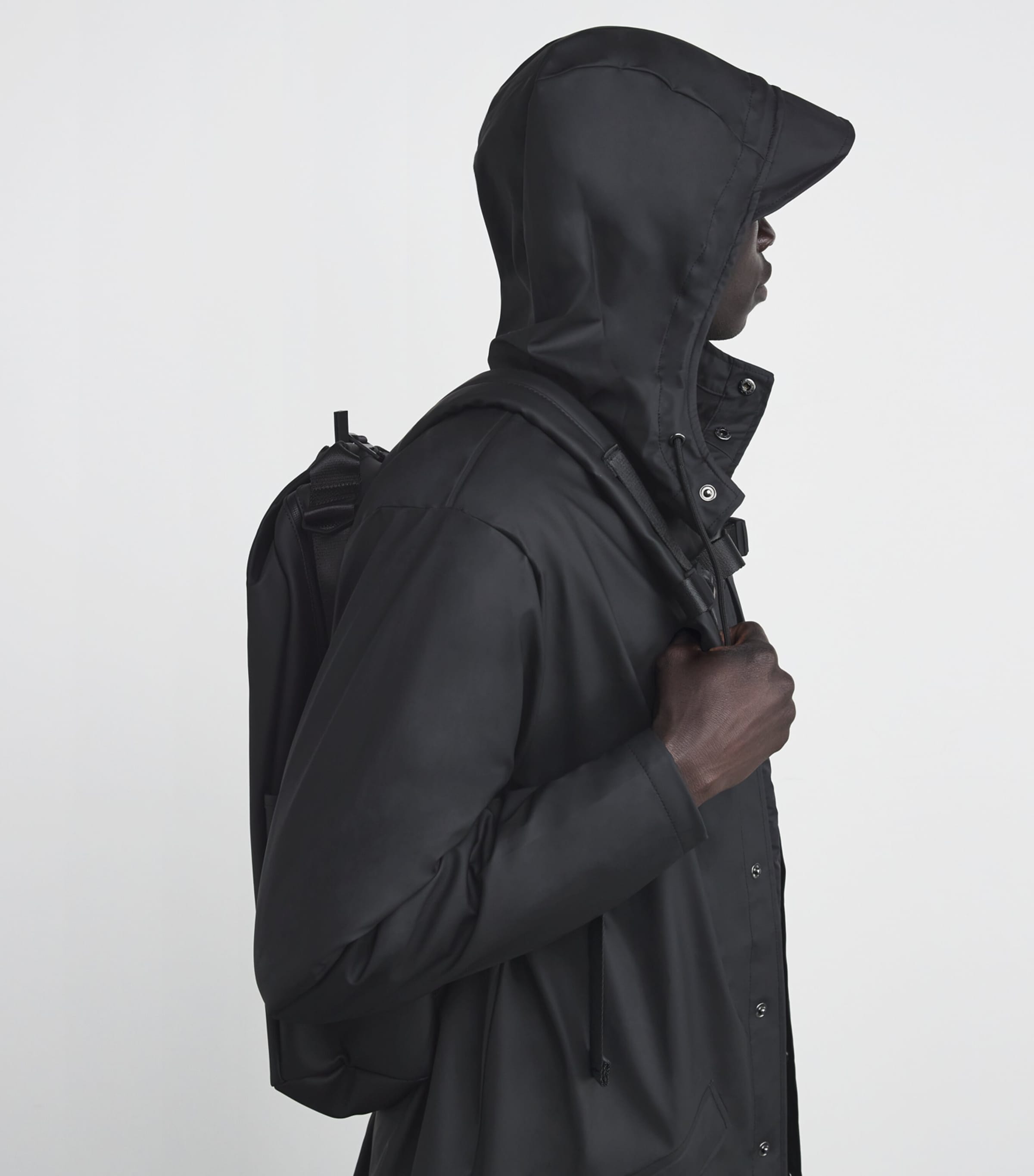 Core Rain Jacket 01 BLACK Image 6