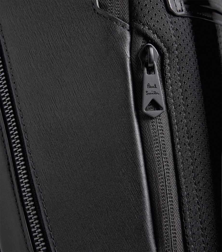 Leather Backpack BLACK Image 7