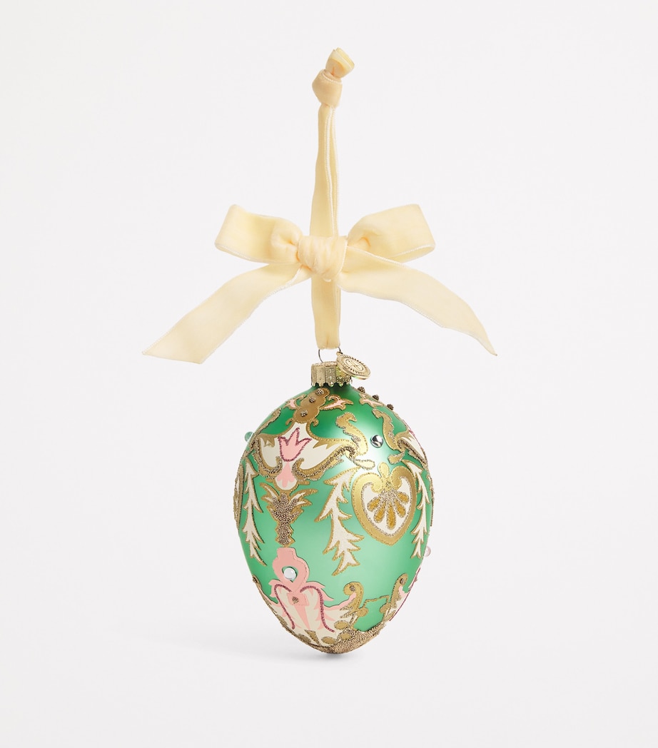 Harrods Glass Embellished Hanging Egg Image 2