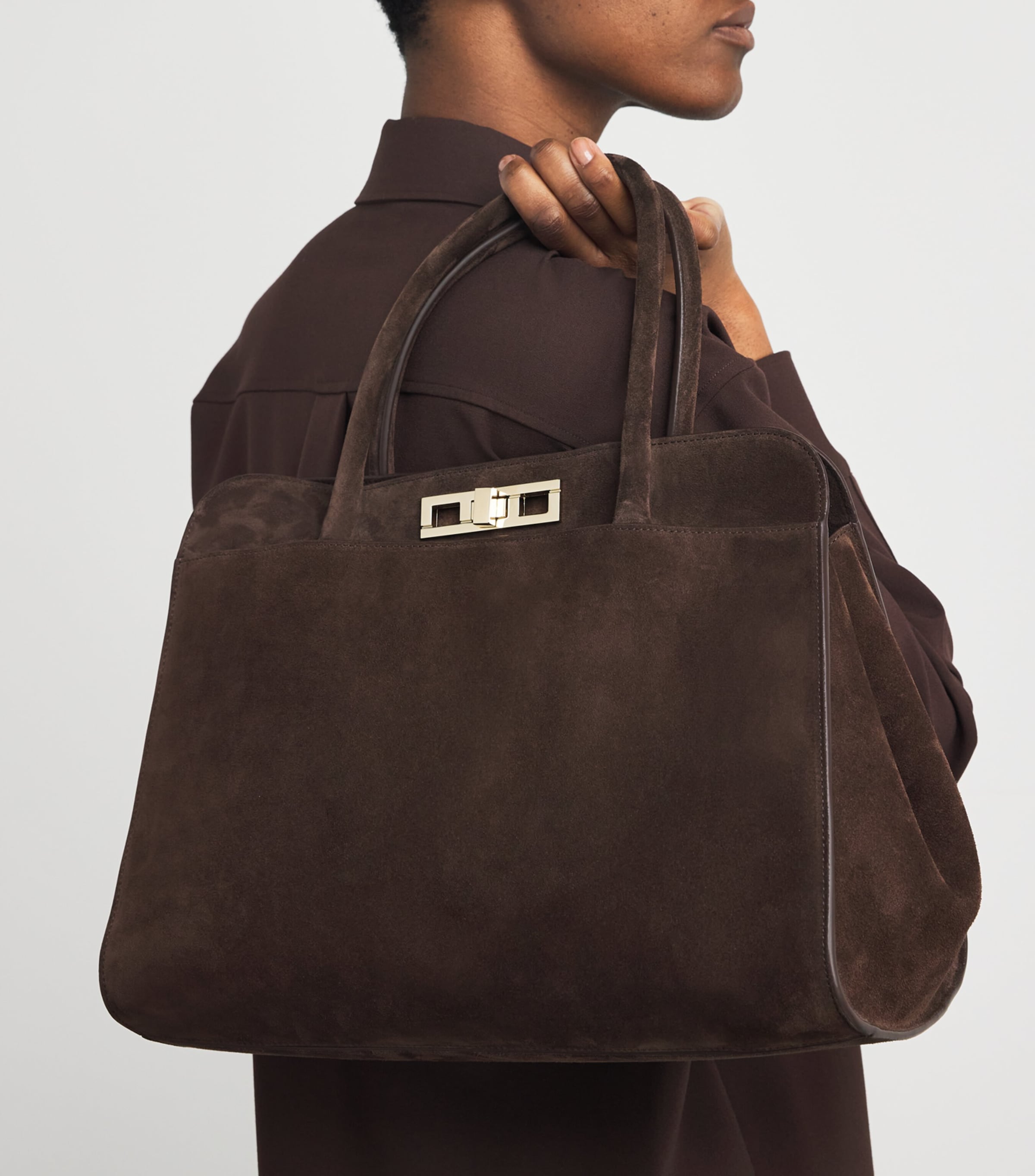 ハンドバッグ FABIANA FILIPPI TOP HANDLE BAG Fabiana Filippi Suede Top-Handle Bag | Harrods US