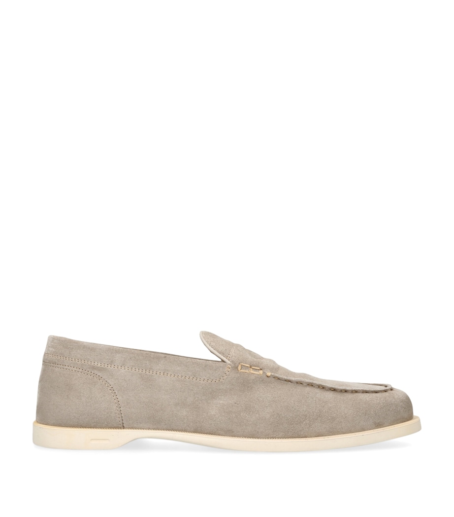 Suede Pace Loafers GREY/DARK Image 1