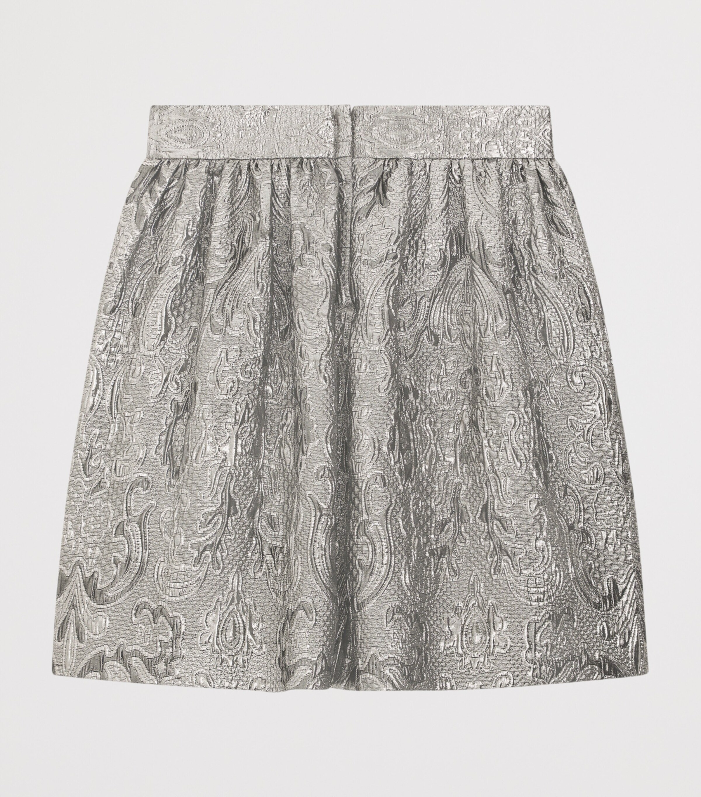 Dolce&Gabbana Kids Brocade Skirt (8-12+ Years) Silver Image 2