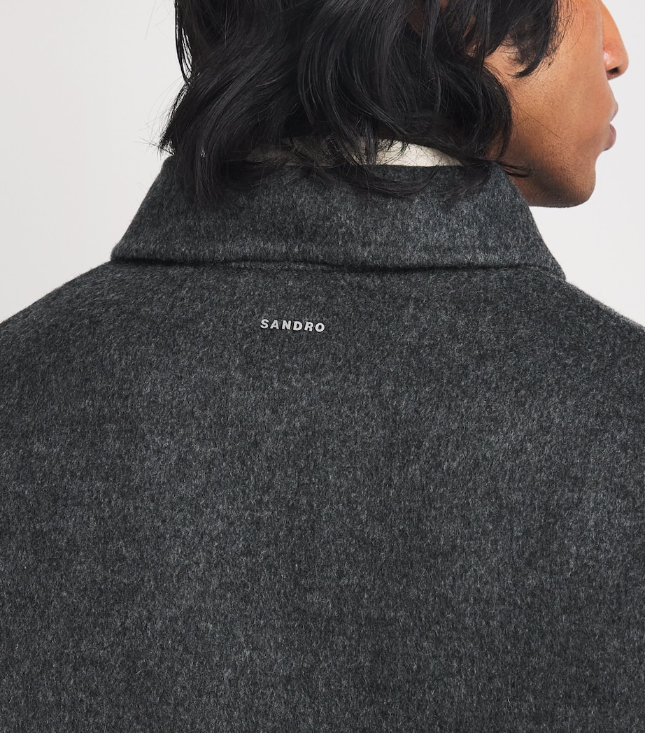 Double-Faced Wool-Blend Jacket DARK GREY Image 6