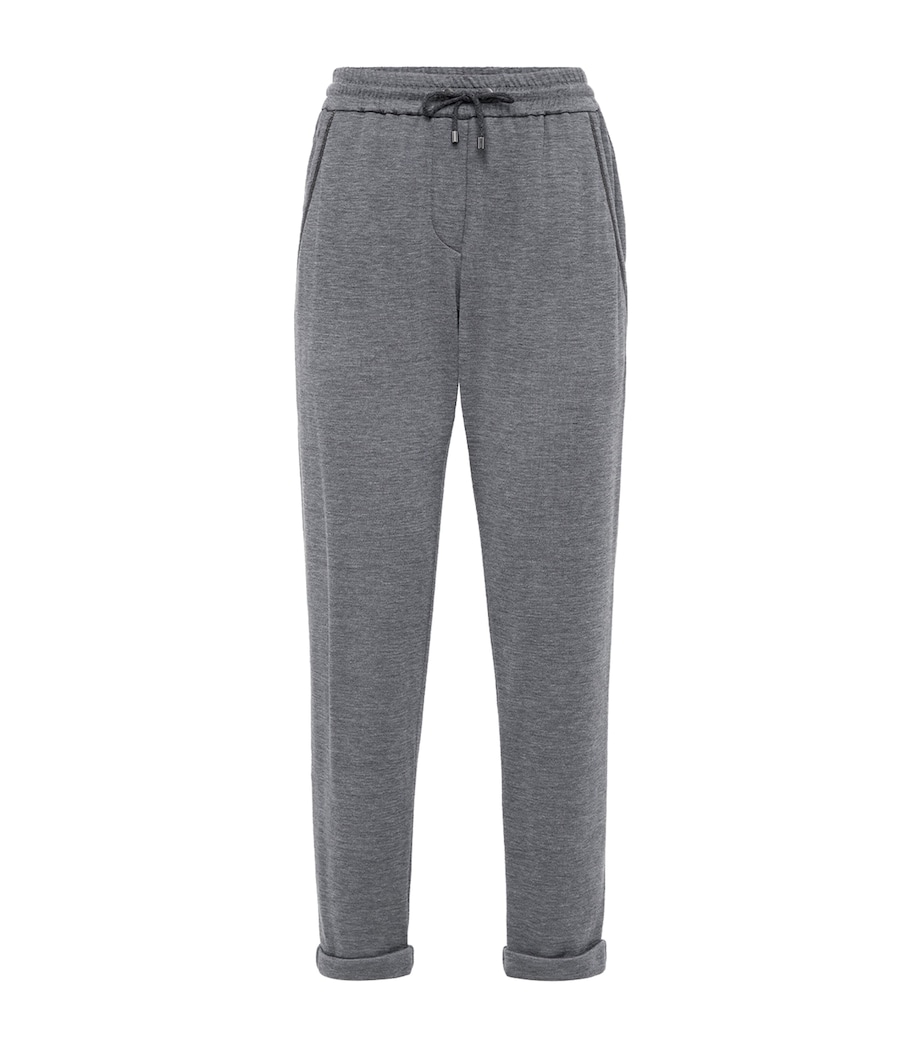 Cotton-Blend Drawstring Sweatpants C572 Image 1