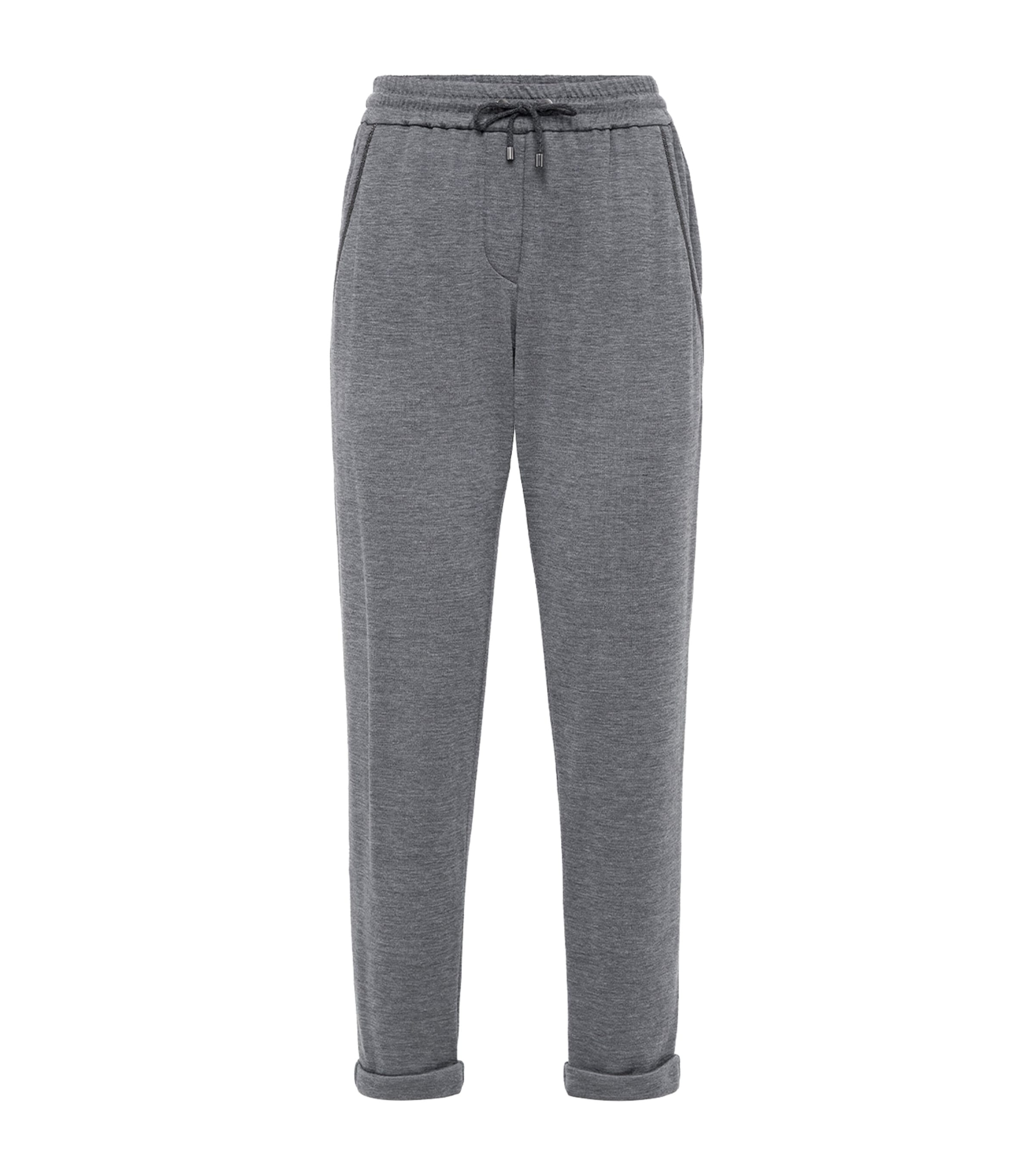 Brunello Cucinelli Cotton-Blend Drawstring Sweatpants | Women Clothing | Trousers | Joggers | Loungewear | Lounge Bottoms | Women New In | Designers | Brunello Cucinelli