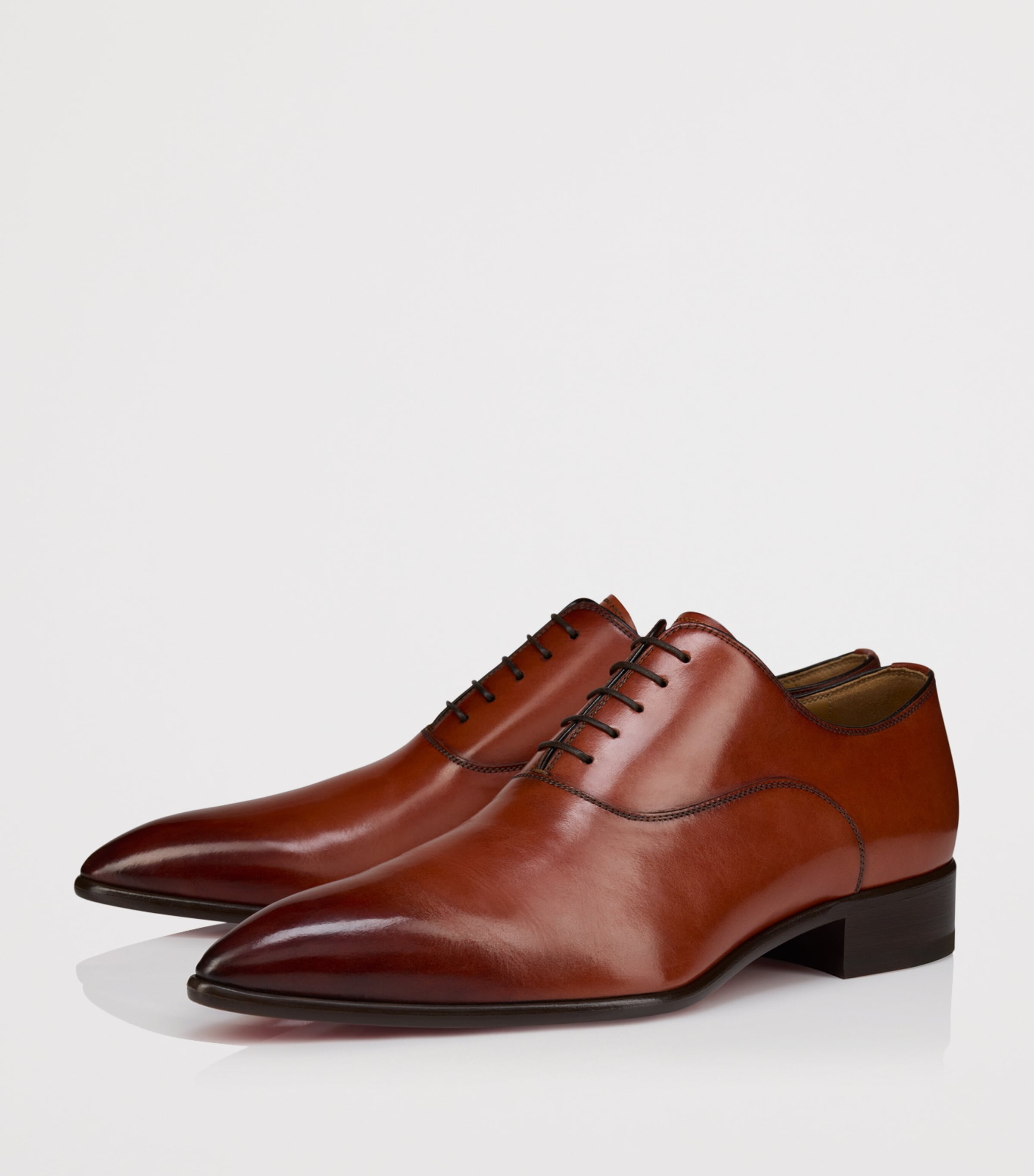 Pelvis Leather Oxford Shoes O437 Image 3